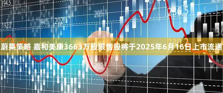 蔚莱策略 嘉和美康3663万股限售股将于2025年6月16日上市流通